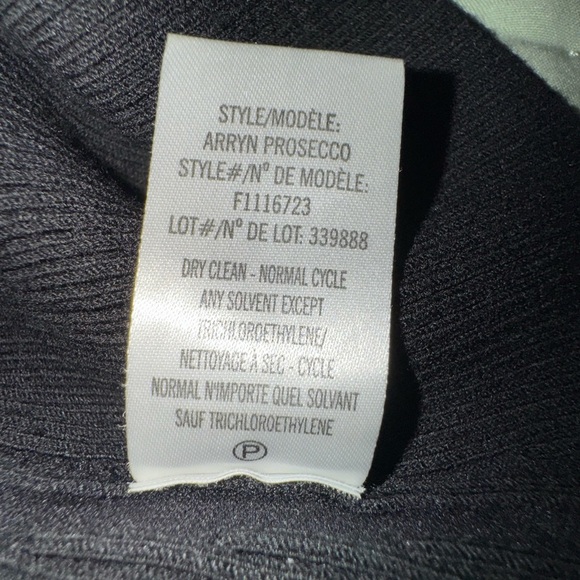 Theory Black Women's mini Skirt. Stretchy sweater braided stripe Size small NWOT - Picture 7 of 12